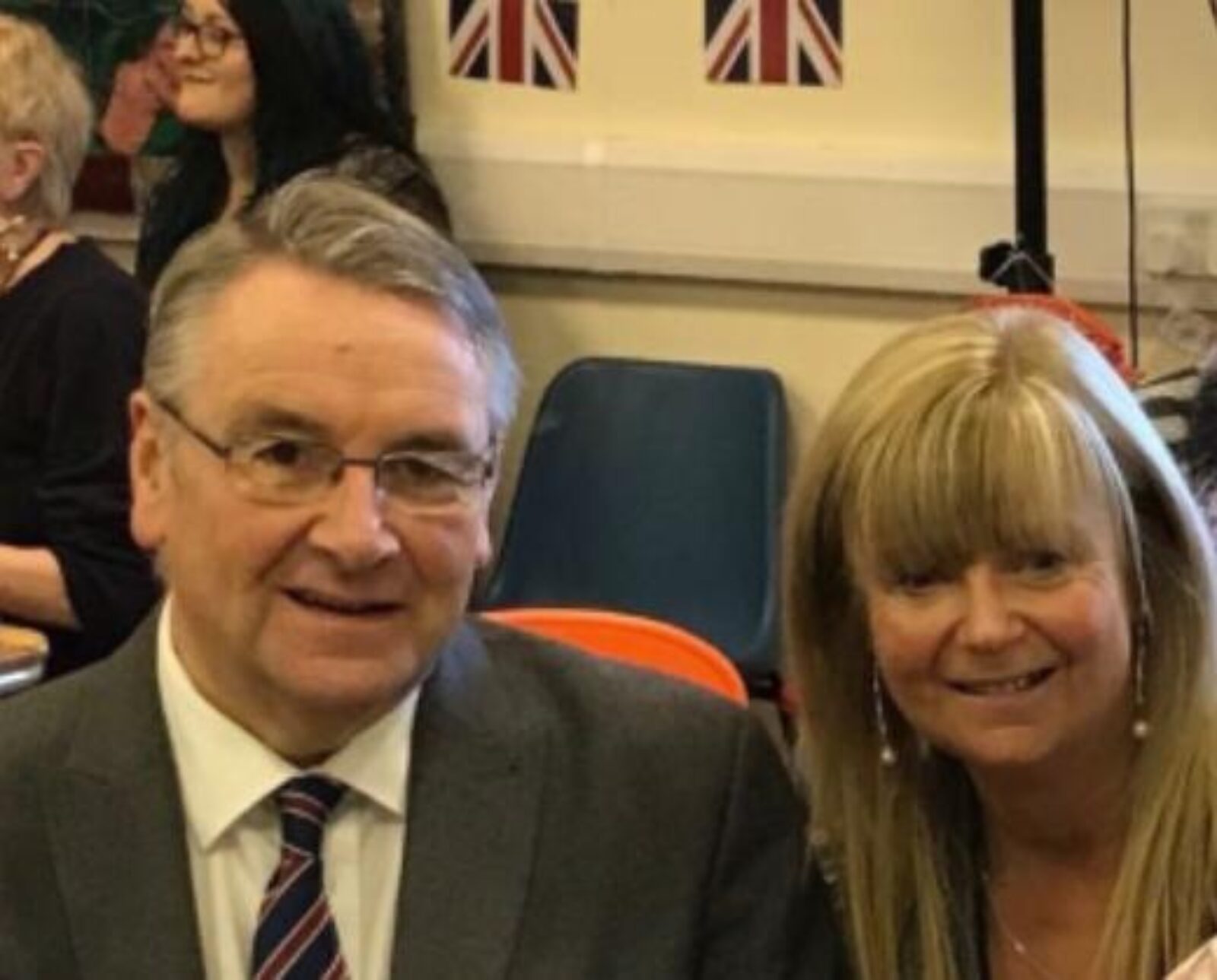 Alan Campbell with Sue Adams
