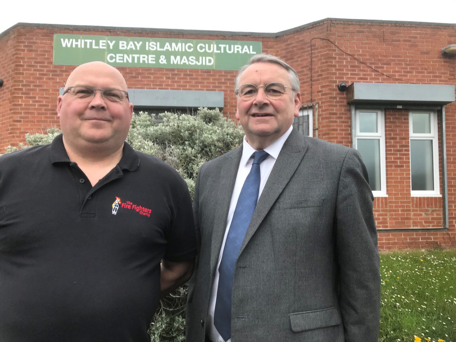Alan Campbell MP with Cllr Davey Drummond
